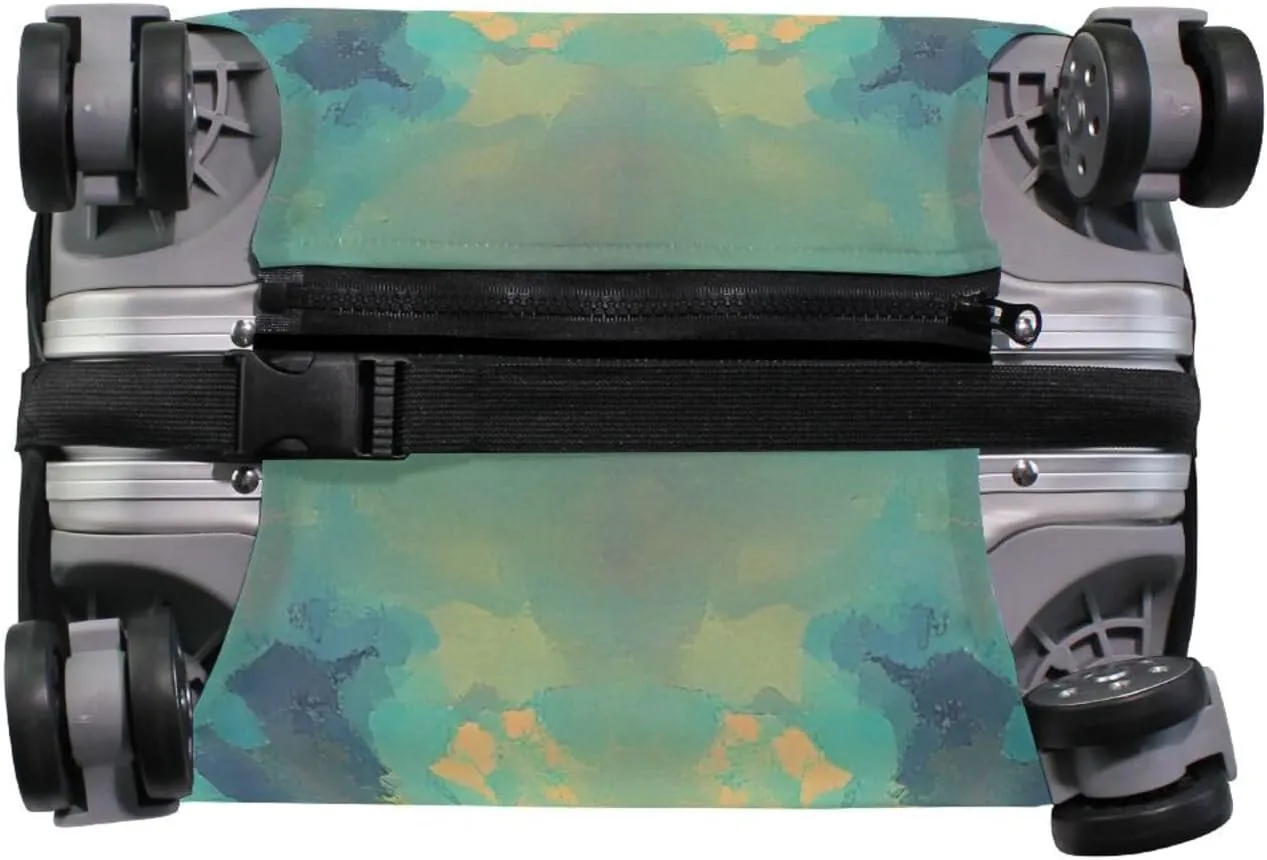 Joisal Colors Butterflies Luggage Cover Protector Tsa Approved Fit 18-32 Inch Luggage Identifiers