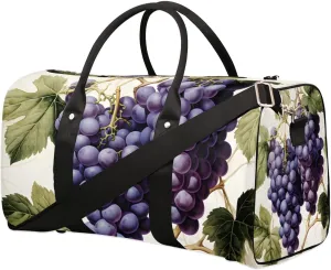 Juicy Grape Foldable Lightweight Duffle Bag for Travel - Waterproof Carry On Bags for Airplanes, Travel Duffel Bags for Gym, Weekend