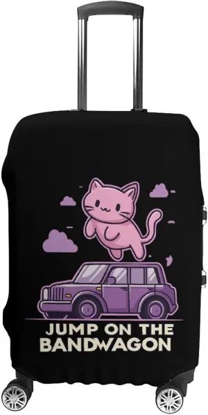 Jump on The Bandwagon Luggage Cover for Suitcase Luggage Protector Travel Bag Covers for Luggages