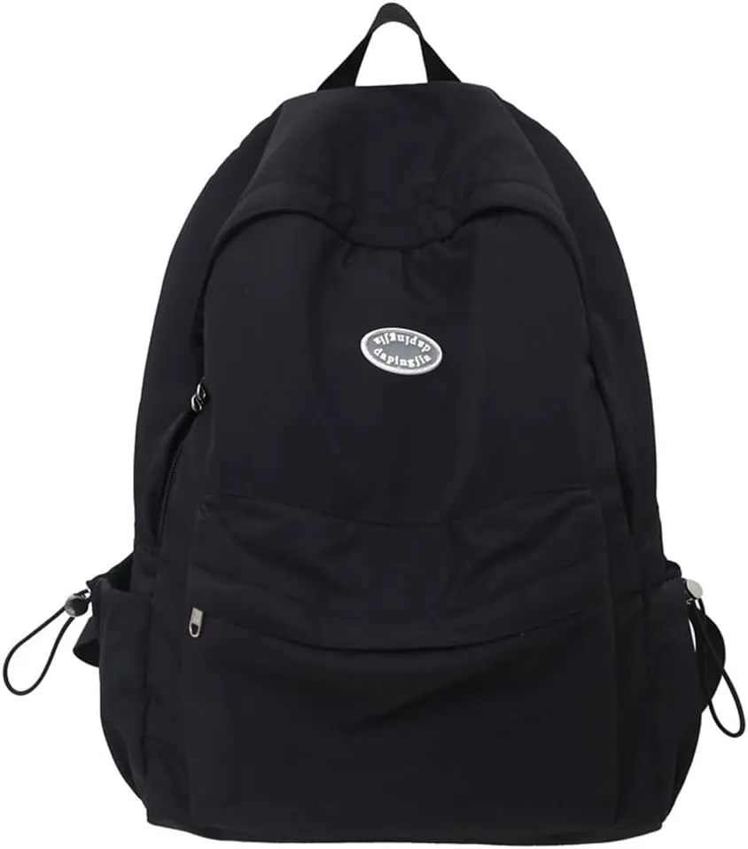 Juoxeepy Laptop Backpack Cute Aesthetic College Backpack for Women Lightweight Backpack Nylon Travel Daypack