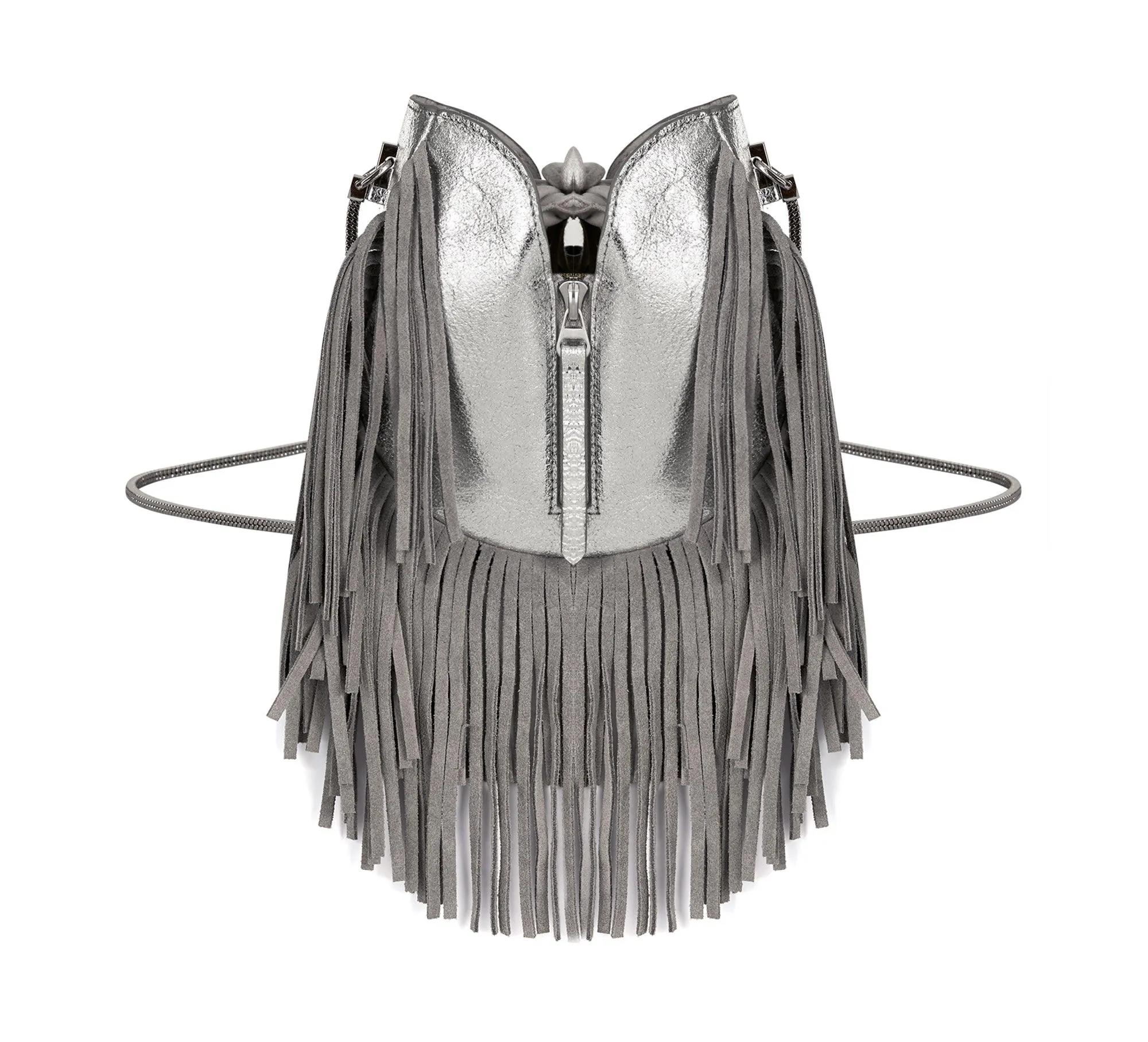 Katy Printed Leather Handbag by Ladiesse