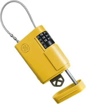 Kidde AccessPoint 001941 Portable Stor-A-Key with Adjustable Cable, Yellow