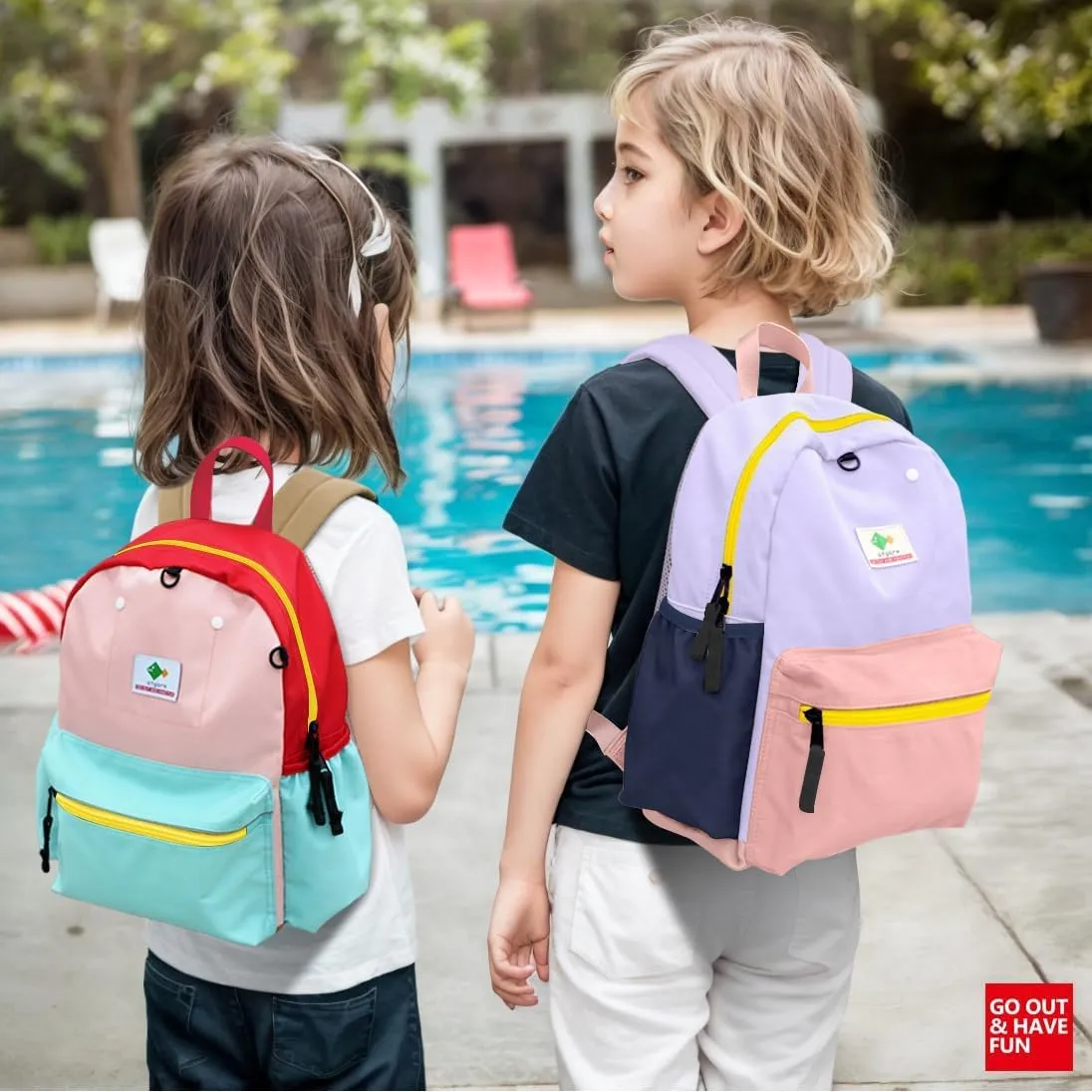 Kids Backpacks For Girls Boys, Backpack Kindergarten Elementary School, Bookbag Backpack For Kids, For School & Travel, Small Kids Child Toddler Backpack, 15" H, For Kids 6-9 Large