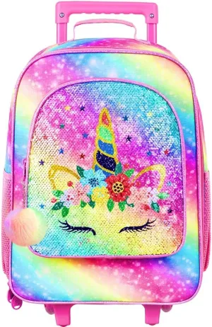 Kids Luggage for Boys and Girls, Toddler Rolling Travel Carry on Suitcase with Wheels…