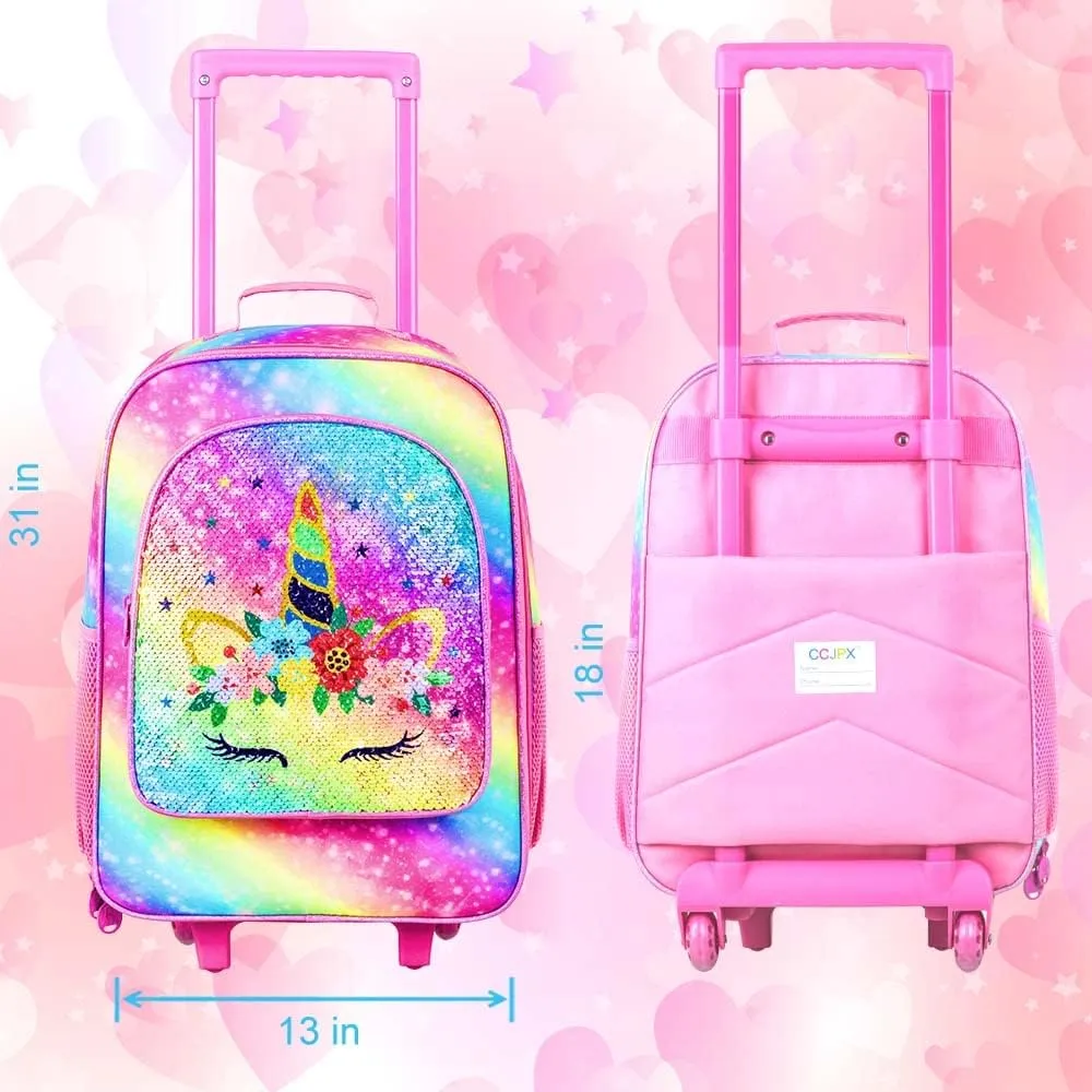 Kids Luggage for Boys and Girls, Toddler Rolling Travel Carry on Suitcase with Wheels…