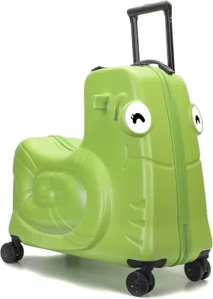 Kids Luggage, Kids Ride-on Luggage with Spinner Wheels Suitcase, Kid's Ride-On Suitcase Help Your Child Relax, Carry On Trolley Luggage with Password Lock, 22"