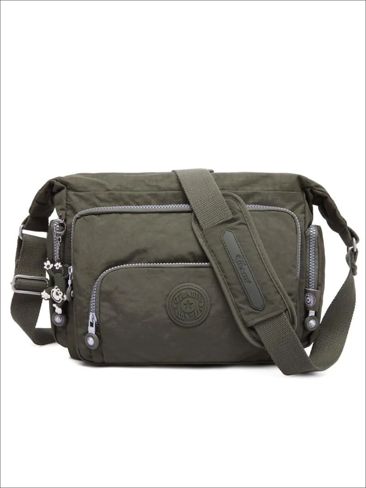 Kipling Inspired Nylon Shoulder Cross-Body Bag