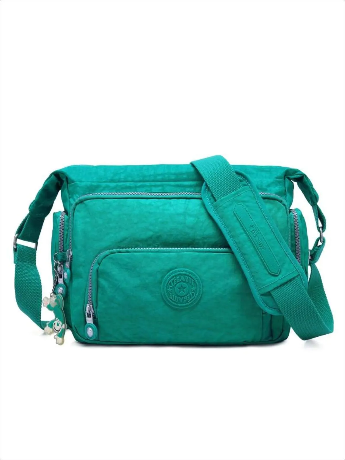 Kipling Inspired Nylon Shoulder Cross-Body Bag