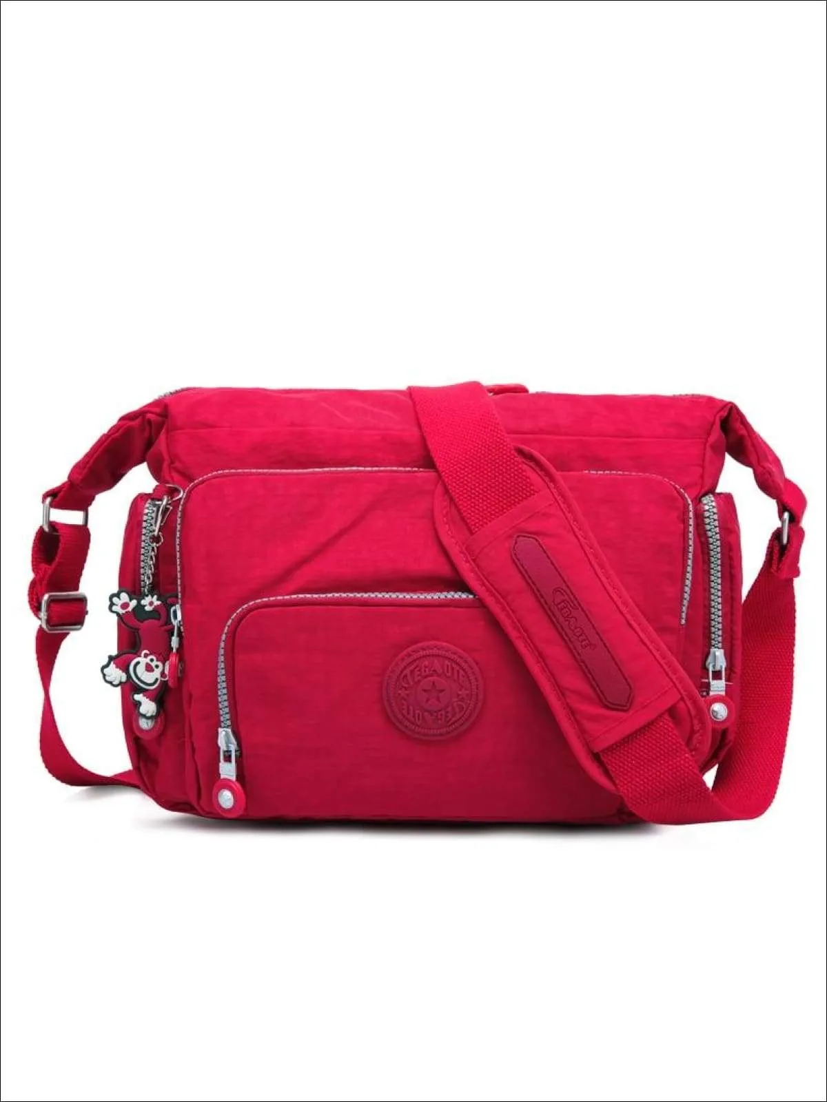 Kipling Inspired Nylon Shoulder Cross-Body Bag