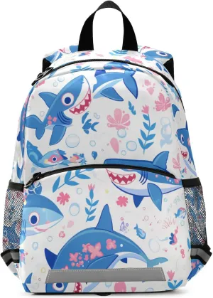 KLL Boys Backpacks, Ocean fish sea Masco, Waterproof Book Bag for School Cute Travel Daypack