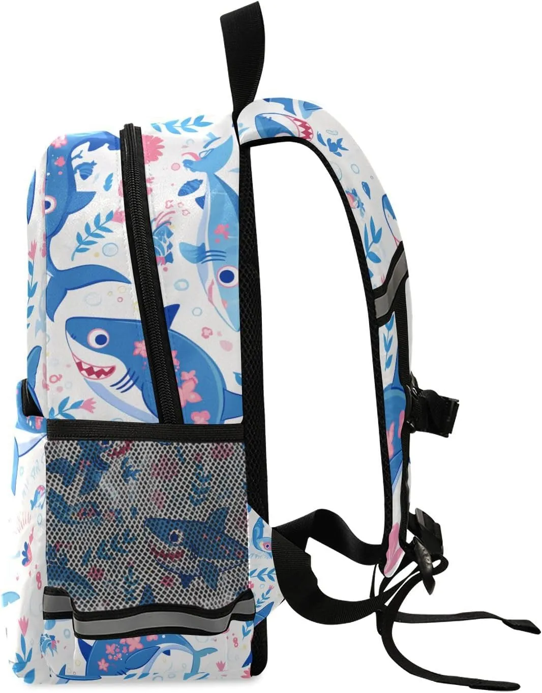 KLL Boys Backpacks, Ocean fish sea Masco, Waterproof Book Bag for School Cute Travel Daypack