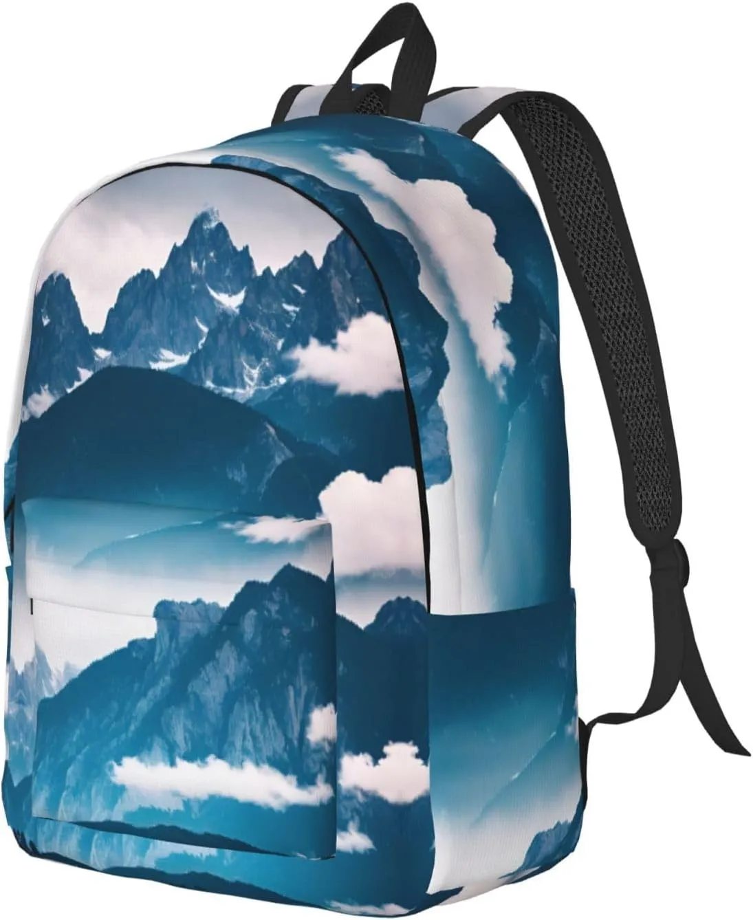 Landscape with Mountains print Backpack Travel Backpacks for Women Men College Backpack Computer Bag for Travel