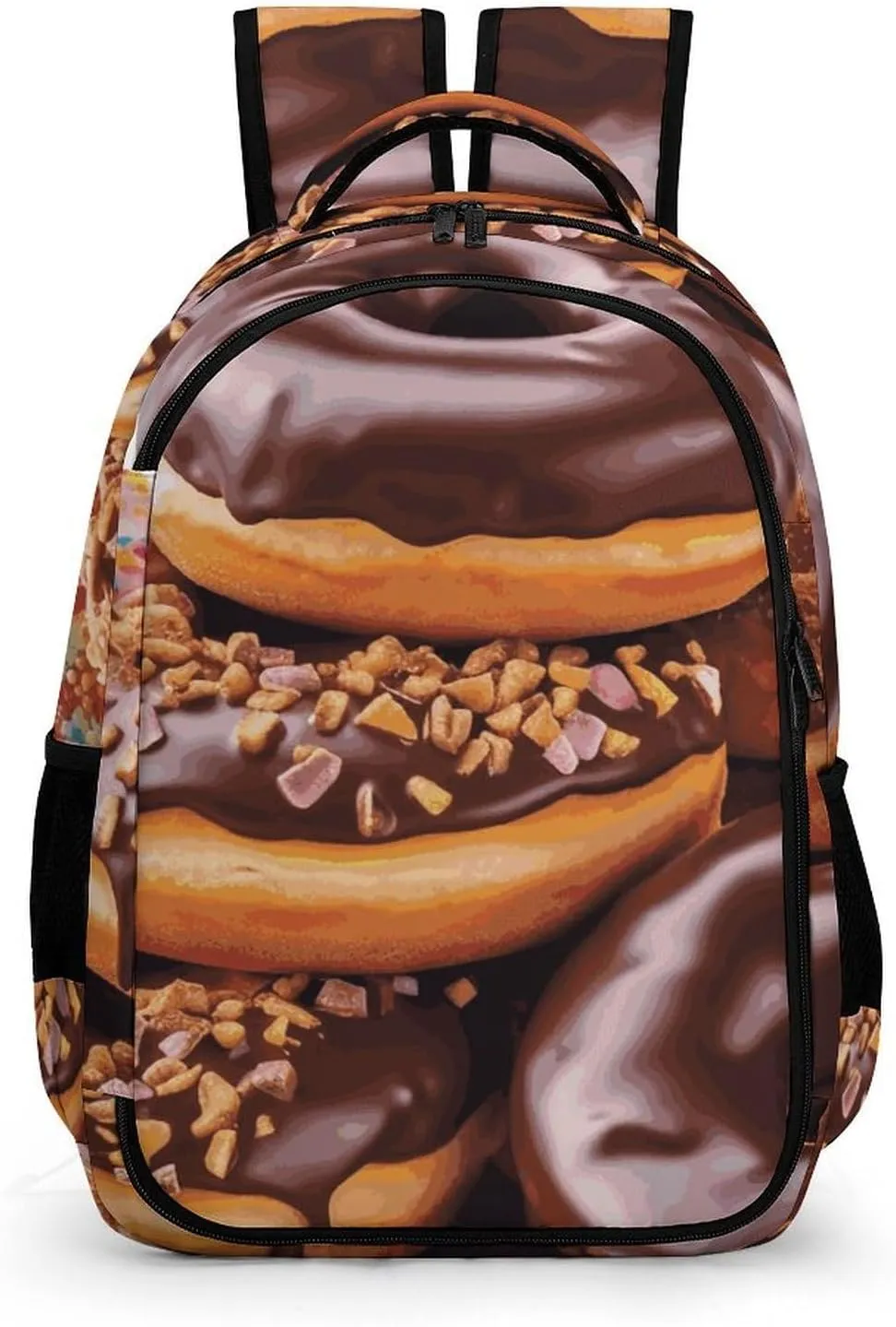 Laptop Backpack for Men Women Daypack Donuts Chocolate Computer Bag Travel Backpacks Laptop Bag
