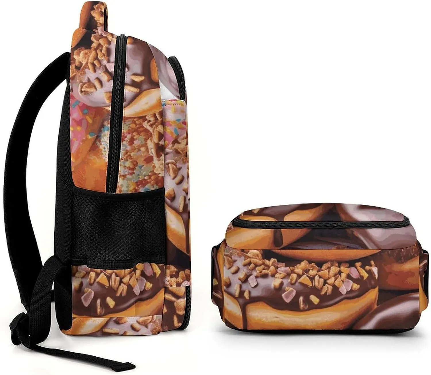 Laptop Backpack for Men Women Daypack Donuts Chocolate Computer Bag Travel Backpacks Laptop Bag