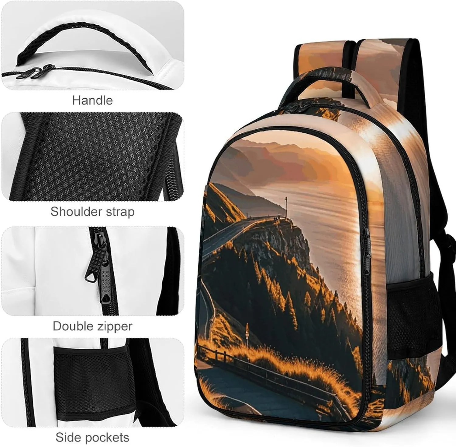 Laptop Backpack for Men Women Daypack Shining Overlook Computer Bag Travel Backpacks Laptop Bag