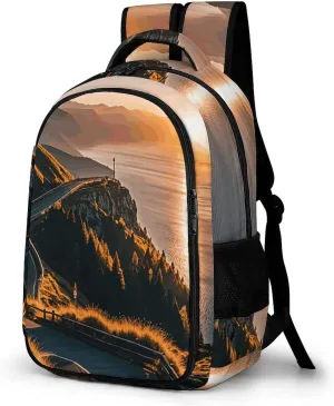 Laptop Backpack for Men Women Daypack Shining Overlook Computer Bag Travel Backpacks Laptop Bag