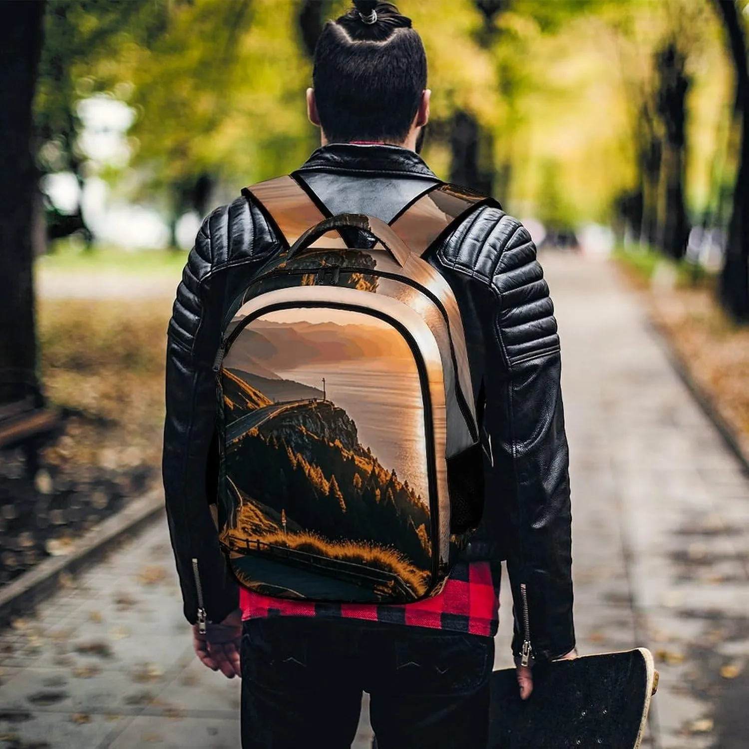 Laptop Backpack for Men Women Daypack Shining Overlook Computer Bag Travel Backpacks Laptop Bag
