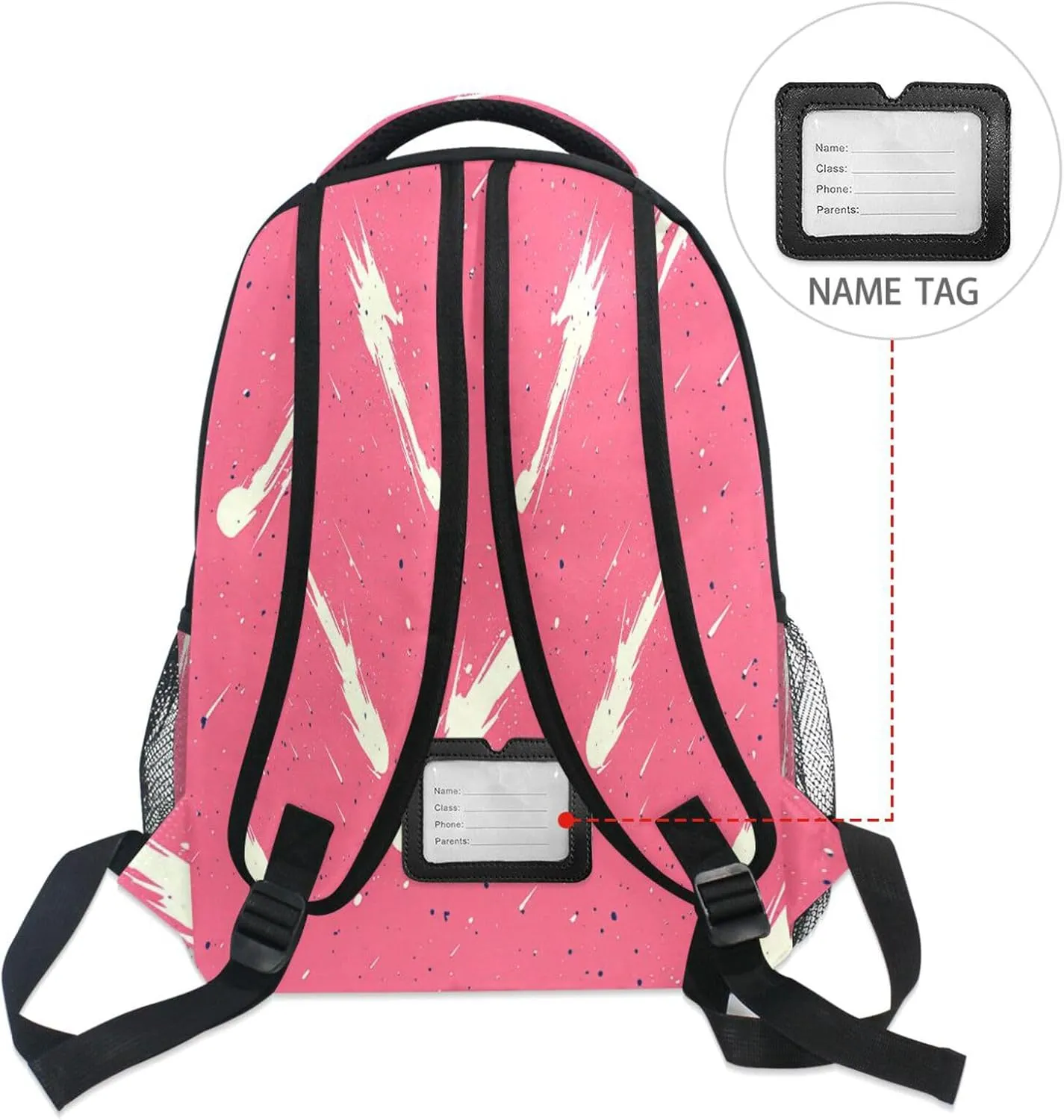 Laptop Backpack for Teens Boys Girls Fashion Travel Laptop Backpack with Chest Strap for Travel Trip Lightning Puffs Adventure Style