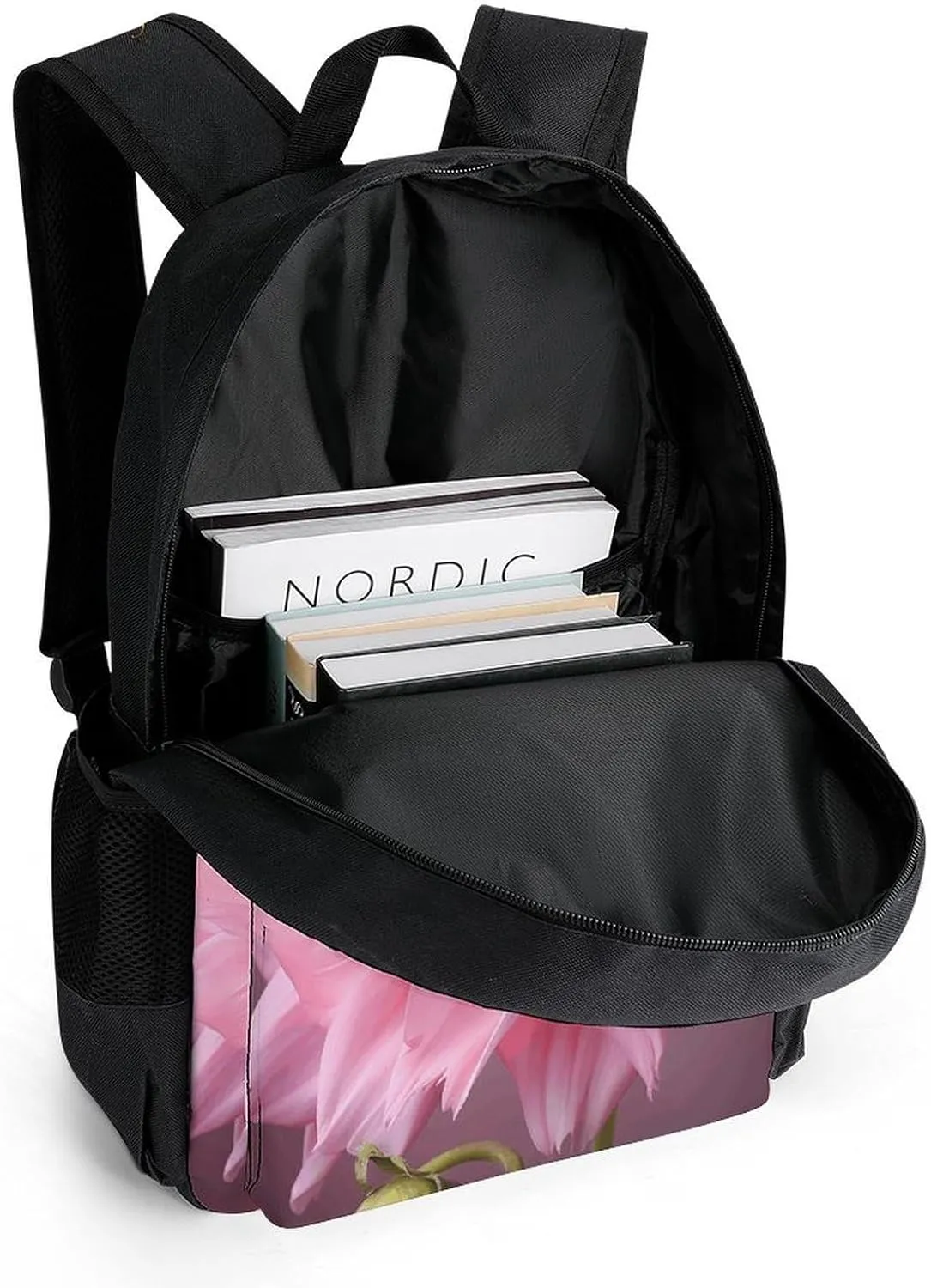 Laptop Backpack for Women Men Daypack Flower Backpacks Computer Bag Travel Laptop Bag Casual Work Bag
