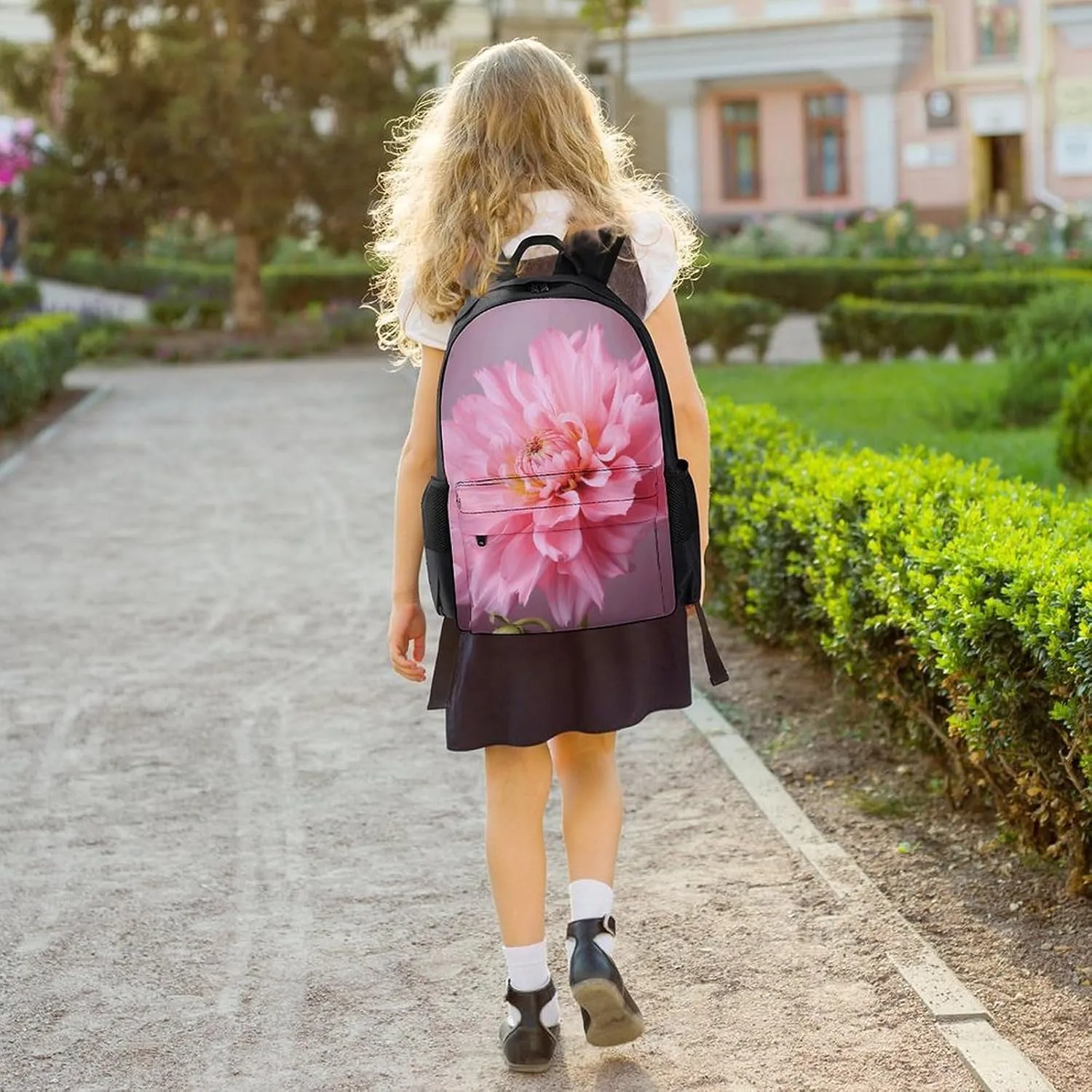 Laptop Backpack for Women Men Daypack Flower Backpacks Computer Bag Travel Laptop Bag Casual Work Bag