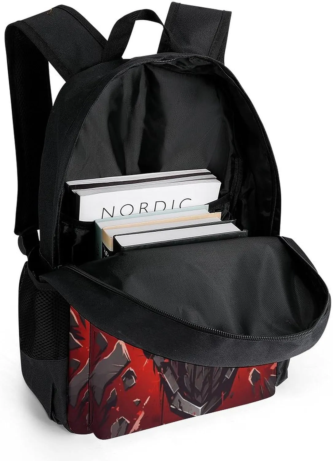 Laptop Backpack for Women Men Daypack Red Helmet Backpacks Computer Bag Travel Laptop Bag Casual Work Bag