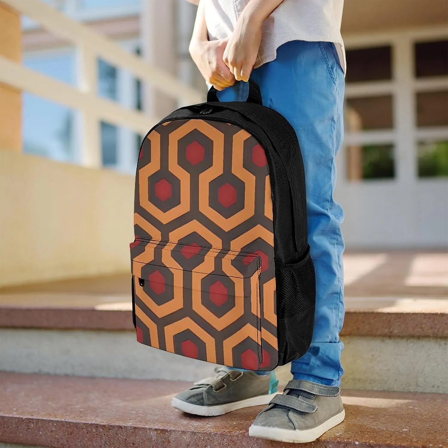 Laptop Backpack for Women Men Daypack Shining Overlook Backpacks Computer Bag Travel Laptop Bag Casual Work Bag