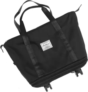 Large Capacity Luggage Bag Wheels Expandable Suitcase for Travel Oxford Cloth 360° Rotati