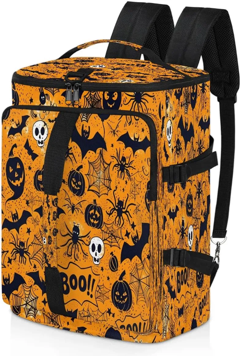 Large Carry on Backpack for Women Men Multi-function Gym Duffle Bag Halloween Theme Backpack Polyester Waterproof Duffel Bags