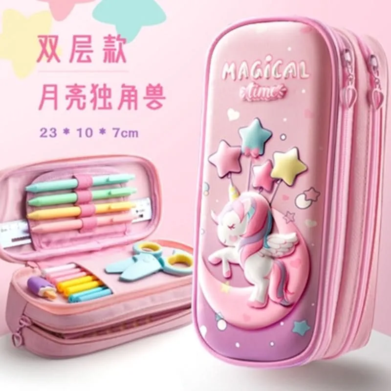 Large EVA Splash-Proof Pencil Case