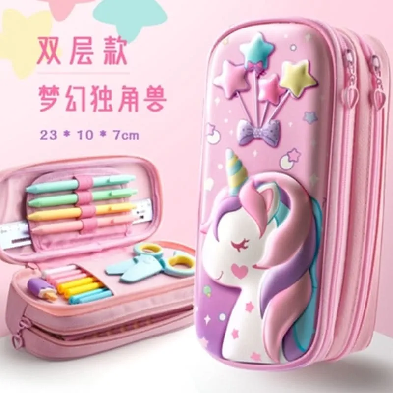 Large EVA Splash-Proof Pencil Case