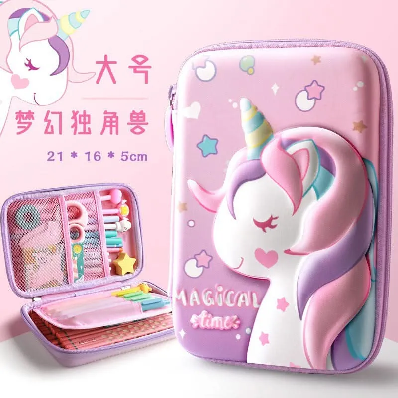 Large EVA Splash-Proof Pencil Case
