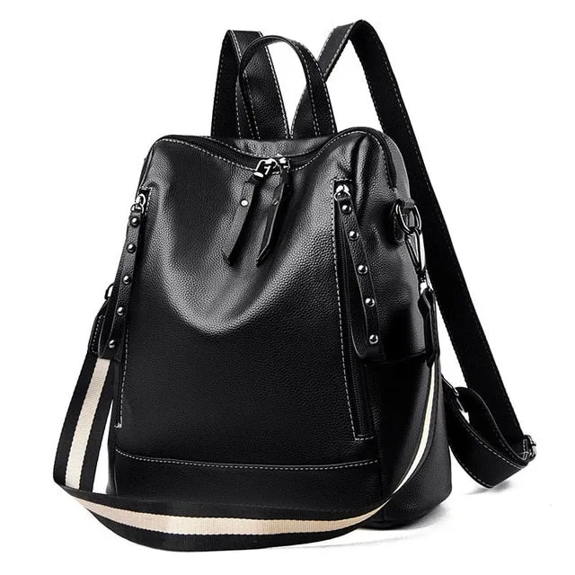 leather Great price backpack Safe transactions women