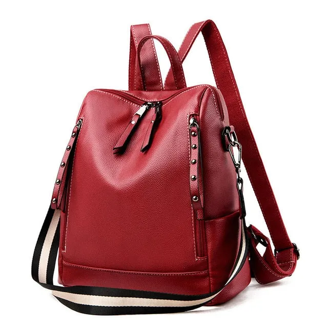 leather Great price backpack Safe transactions women