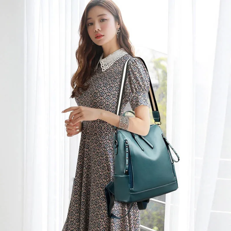 leather Great price backpack Safe transactions women