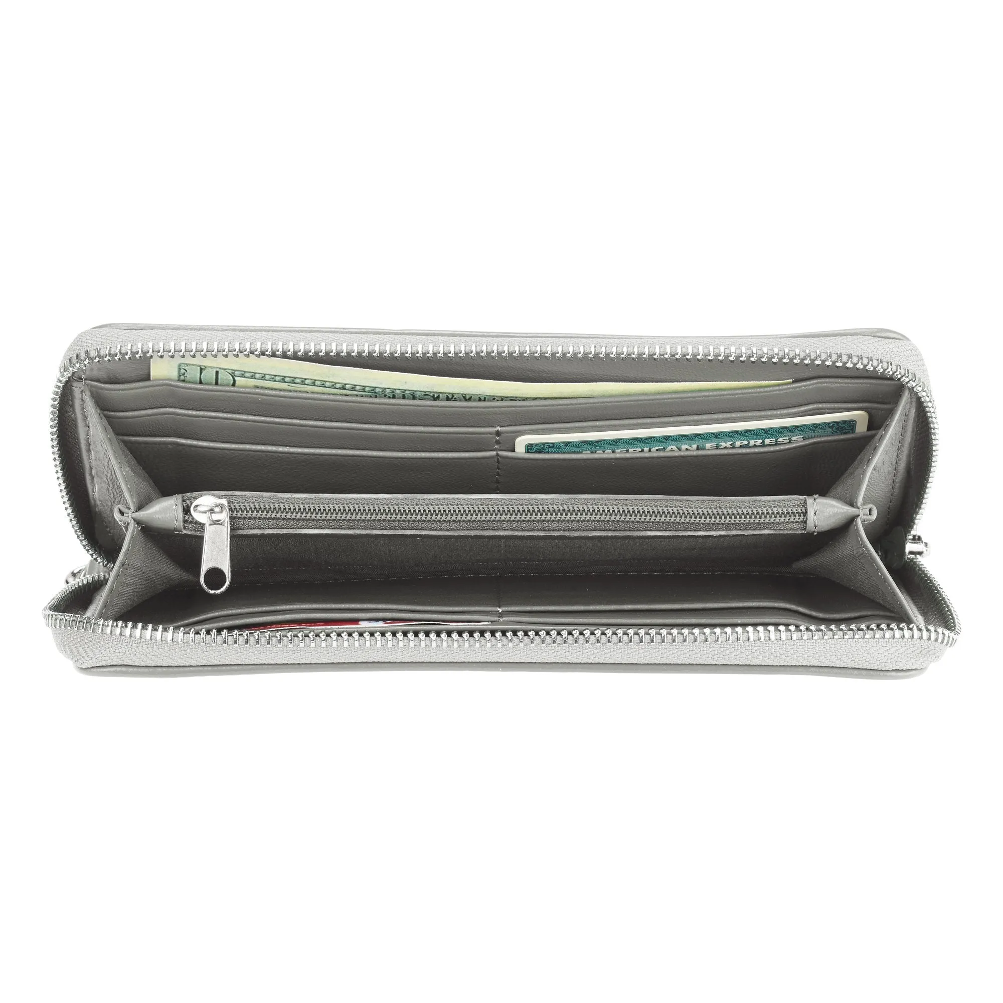 Lewis N. Clark Fine Leather RFID-Blocking Clutch