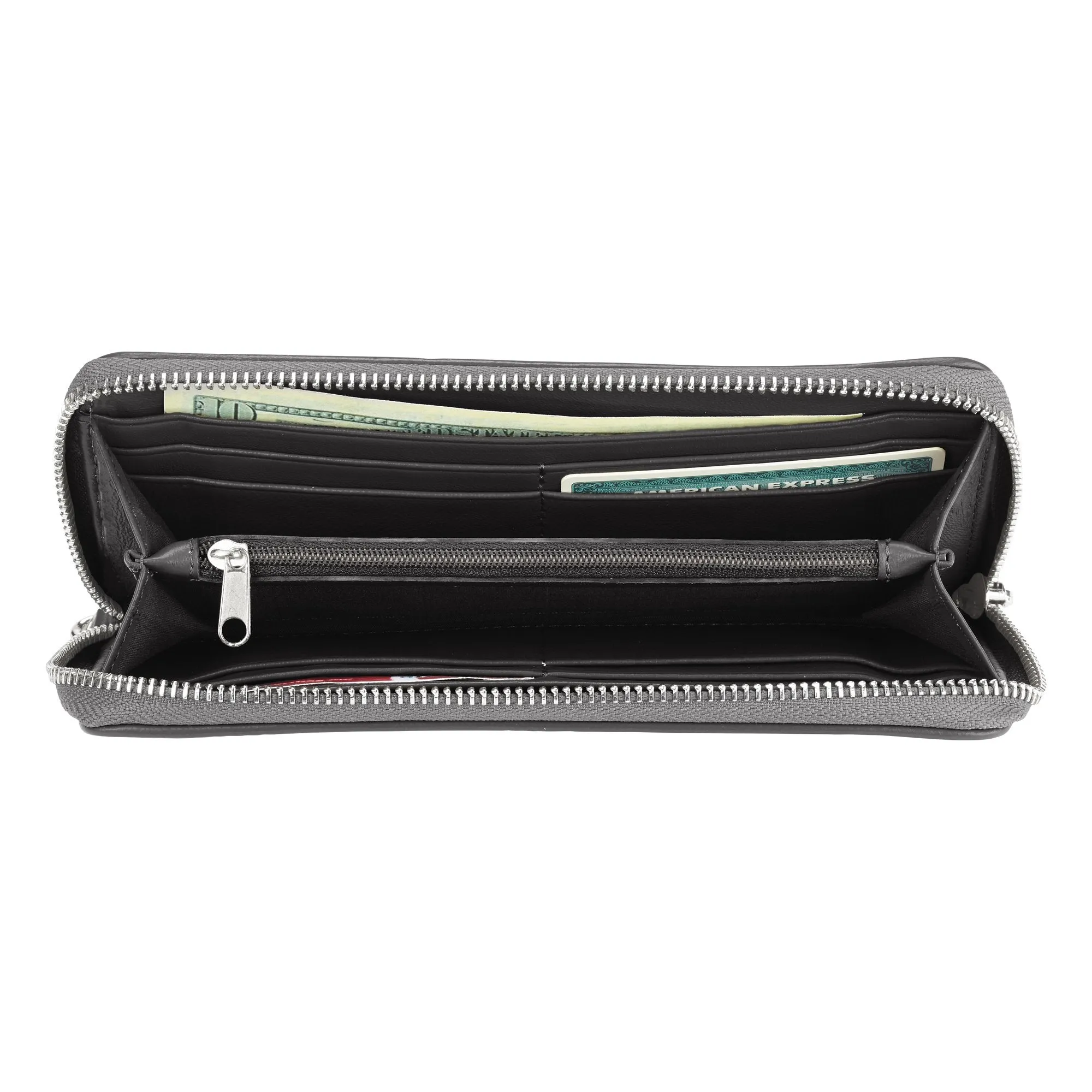 Lewis N. Clark Fine Leather RFID-Blocking Clutch