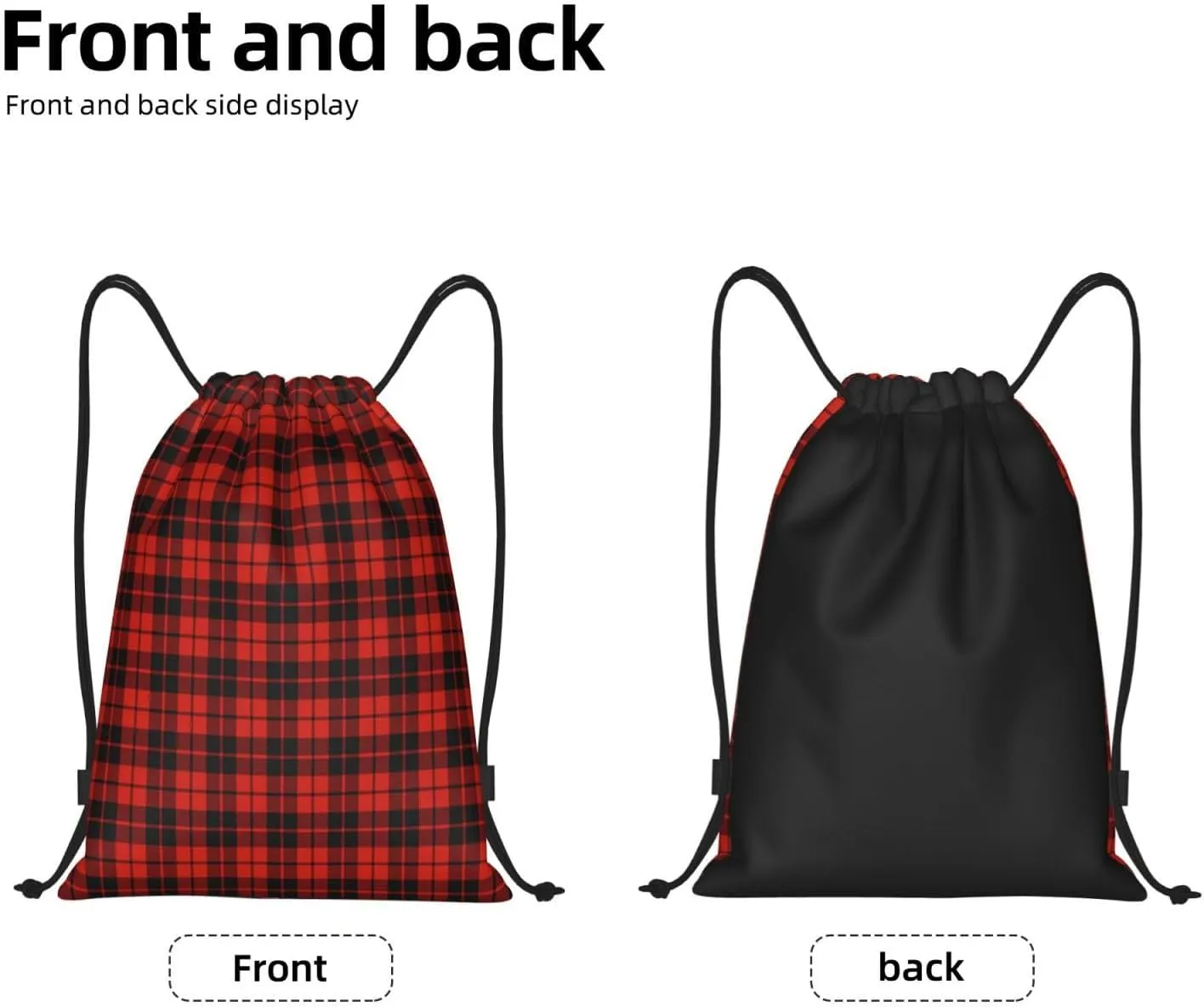 Lightweight String Bag Sack Drawstring Backpack for Sports Yoga Gym