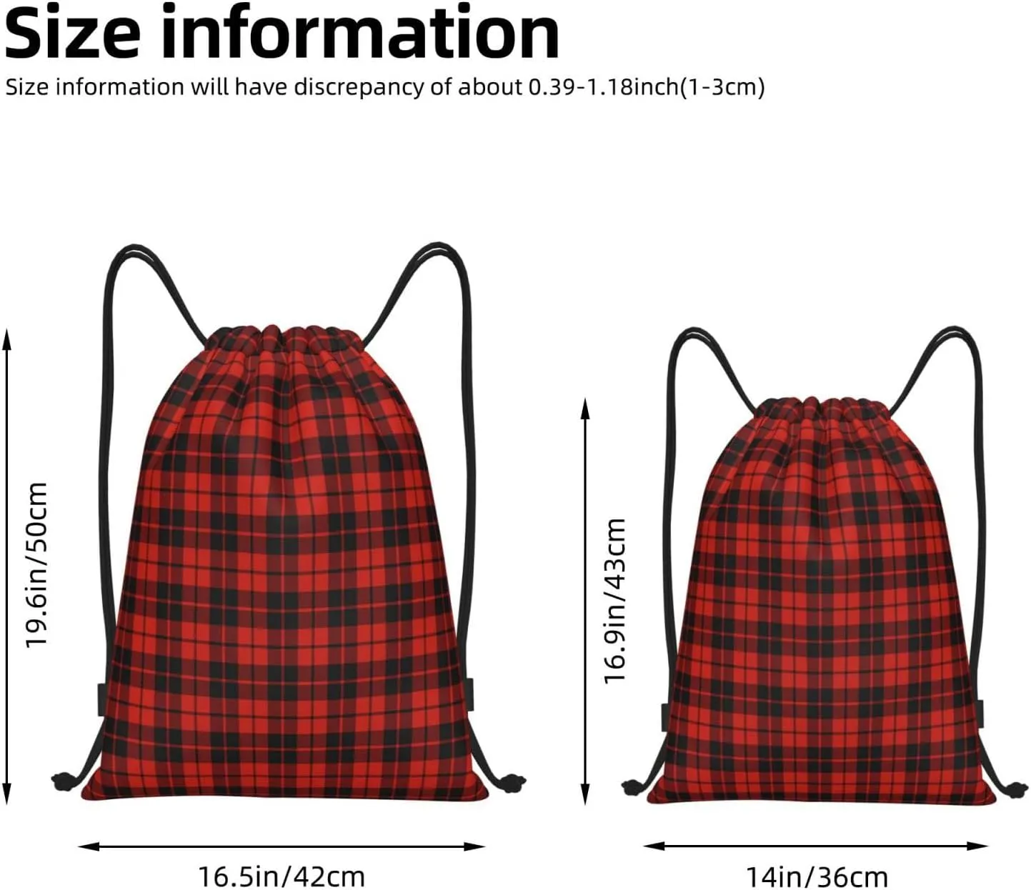 Lightweight String Bag Sack Drawstring Backpack for Sports Yoga Gym