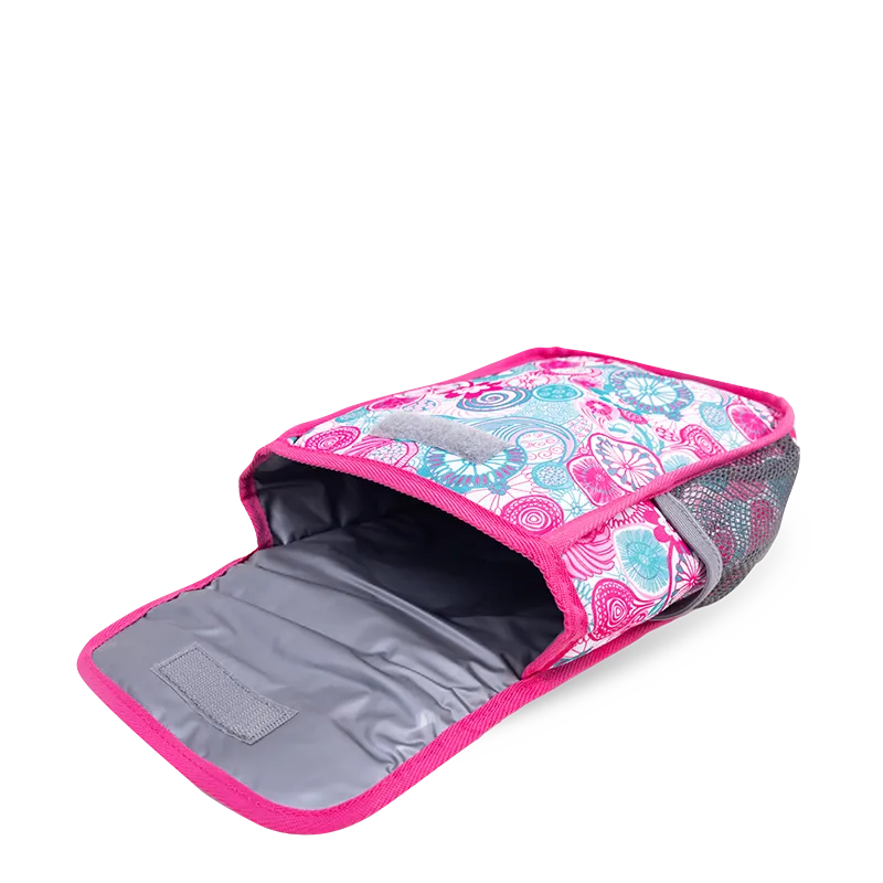 Lollipop Kids Rolling Backpack With Lunch Bag (16 Inch) in Blue Raspberry