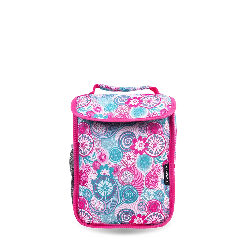 Lollipop Kids Rolling Backpack With Lunch Bag (16 Inch) in Blue Raspberry