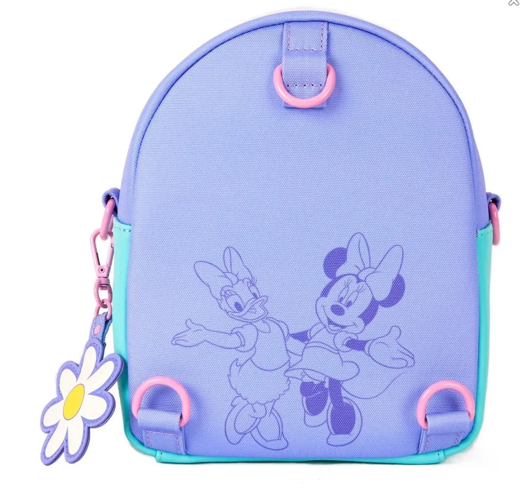 Loungefly Disney 85th Anniversary Daisy and Minnie Convertible Mini-Backpack
