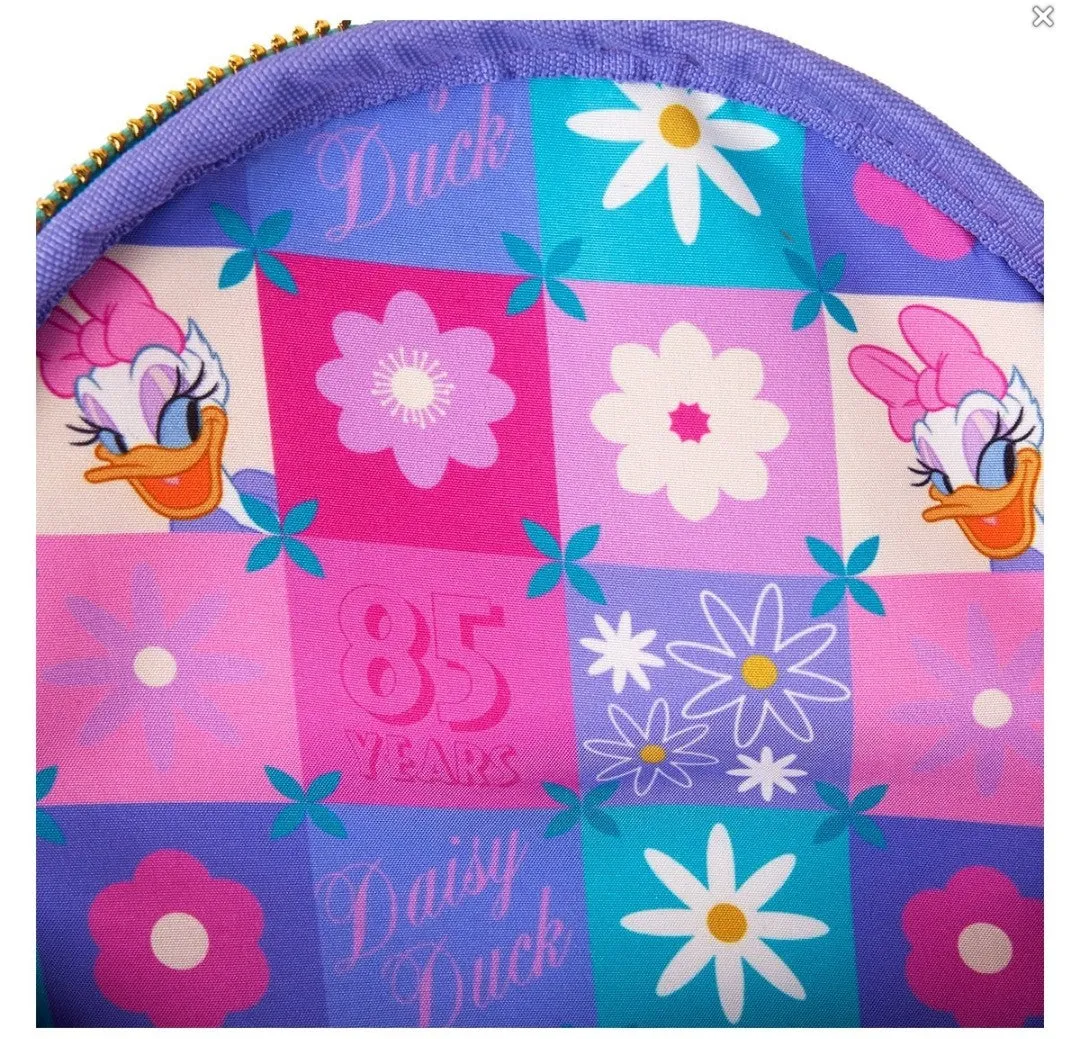 Loungefly Disney 85th Anniversary Daisy and Minnie Convertible Mini-Backpack