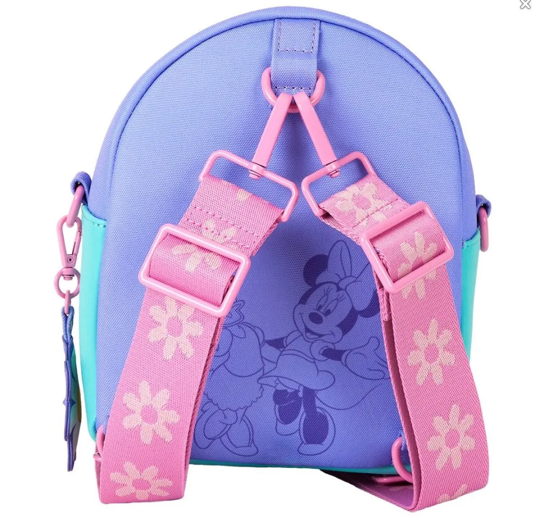 Loungefly Disney 85th Anniversary Daisy and Minnie Convertible Mini-Backpack
