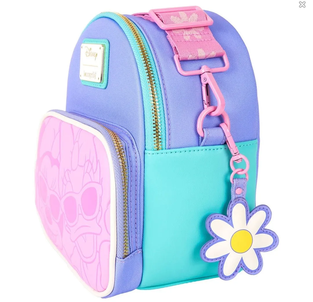 Loungefly Disney 85th Anniversary Daisy and Minnie Convertible Mini-Backpack