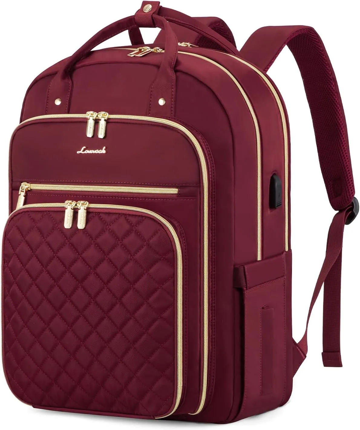 LOVEVOOK 17" Laptop Backpack for Women with Laptop Compartment, Water Resistant Travel Work Backpacks Purse Stylish College Business Teacher Nurse Computer Bag