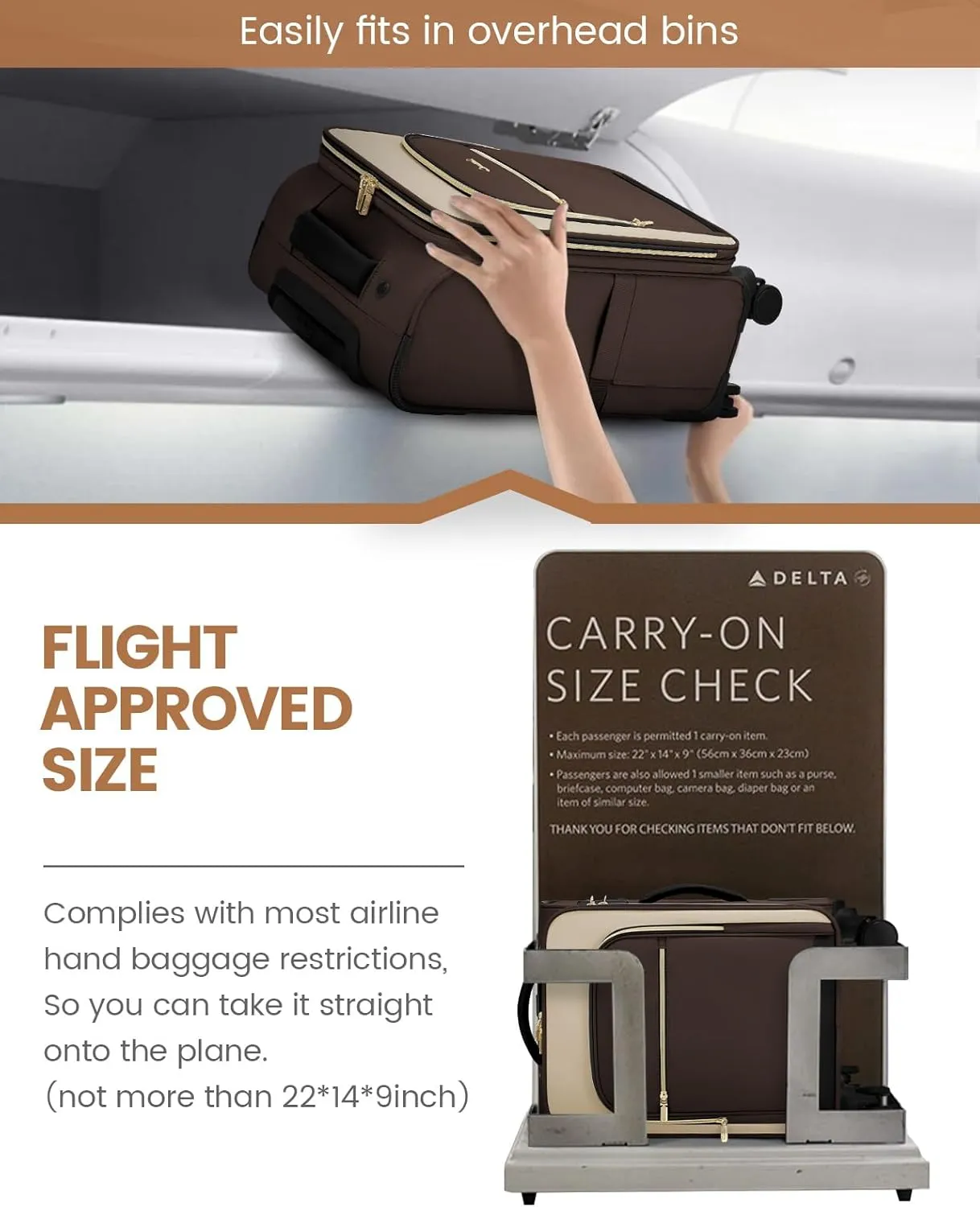 LOVEVOOK Carry On Luggage 22x14x9 Airline Approved, 20 Inch Softside Suitcases with Wheels, Lightweight Spinner Carry on Suitcase with TSA Lock, Water-Resistant Large Capacity Luggage for Travel