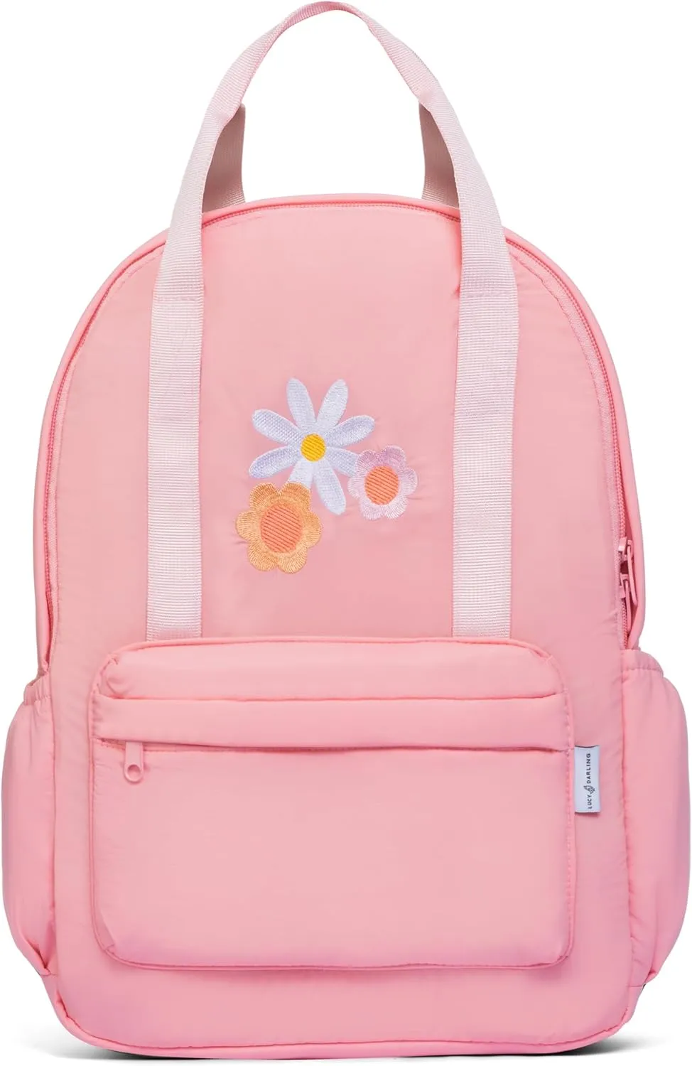 Lucy Darling Flower Child Backpack – Soft Toddler & Preschool Bag for Girls – Lightweight, Stylish, Durable – Side Pocket, Adjustable Straps – Gift for Kids