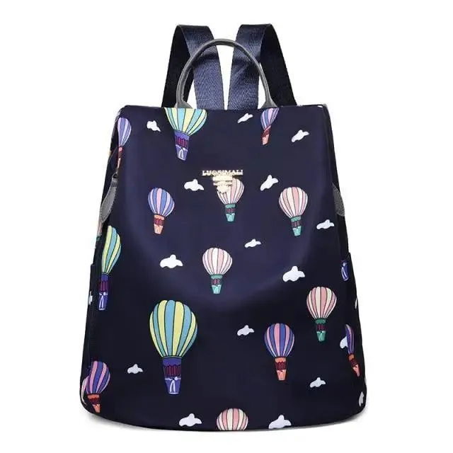 Luxurious Waterproof Women's Backpack Fashionable Anti-theft Women Backpacks Nice Print School Bag High Quality Large Capacity Backpack