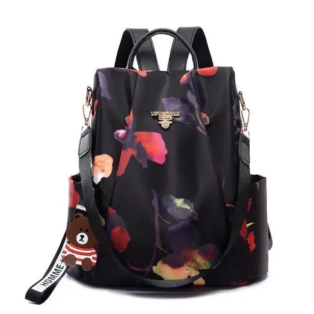 Luxurious Waterproof Women's Backpack Fashionable Anti-theft Women Backpacks Nice Print School Bag High Quality Large Capacity Backpack