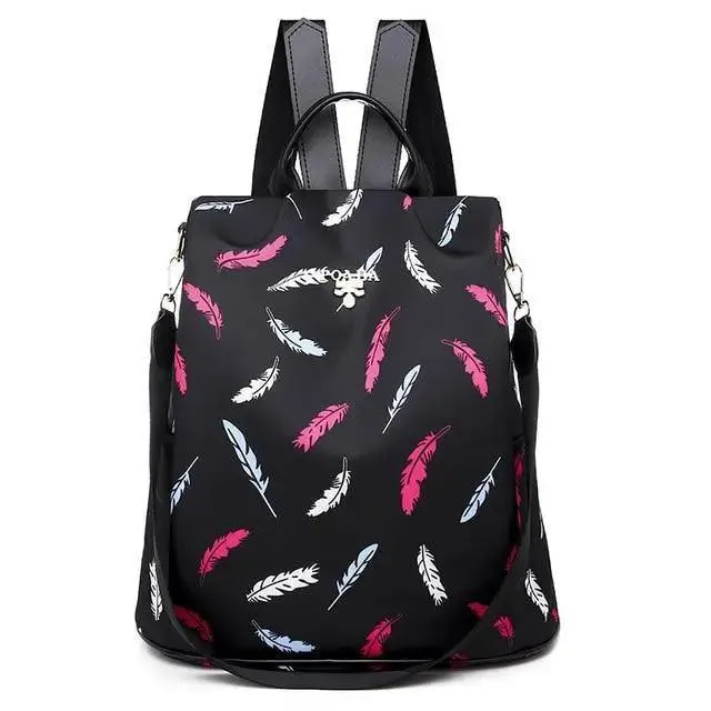 Luxurious Waterproof Women's Backpack Fashionable Anti-theft Women Backpacks Nice Print School Bag High Quality Large Capacity Backpack